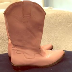 Pink cowgirl boots
